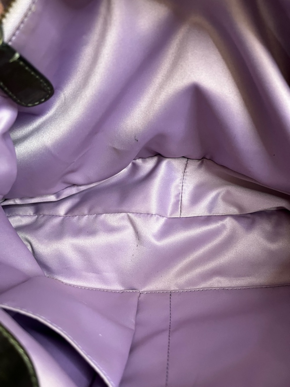 Coach D0973-13915 Mia Gunmetal Pleated Leather Carryall Shoulder Bag - Picture 15 of 16